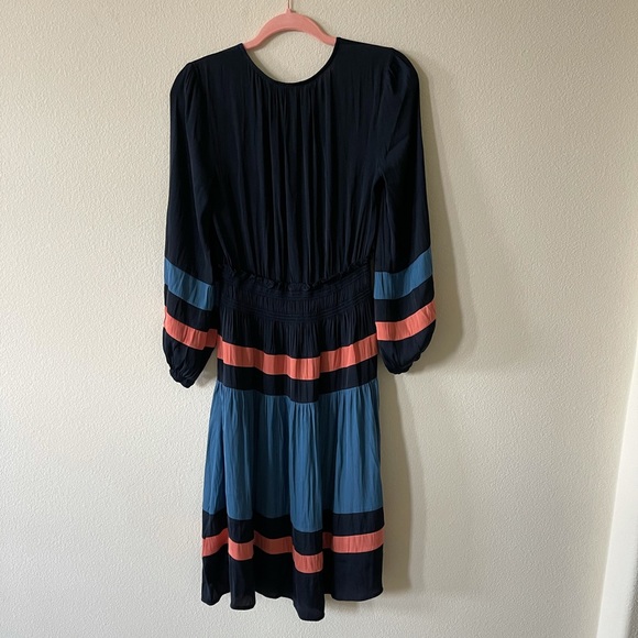 NWT⭐️Top Rated⭐️ANTHRO Aidy Colorblocked Midi Dress size small petite - Picture 8 of 13